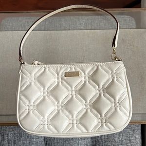 Kate Spade White Cushion Purse